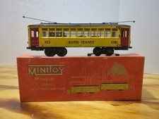 Minitoy O gauge Trolley Rapid Transit Public Service #103 Train Minitoy Vintage