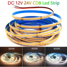 1m~10m COB Led Strip Lights Flexible Tape Light Bar Room Home Indoor Decoration