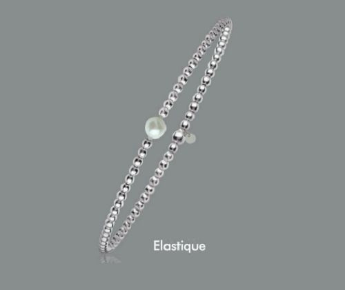Bracelet élastique boules - Élastique,