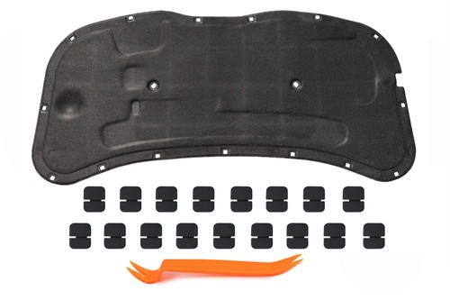 Isolation capot avec - avec, clips
