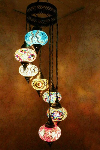 Lustre plafonnier suspendu - , en