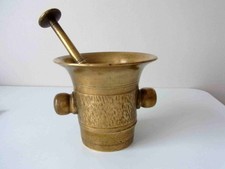 Très Ancien PILON MORTIER d'