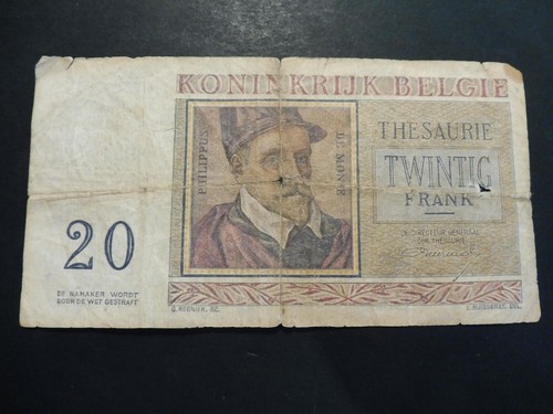Ancien billet francs - ancien, 20