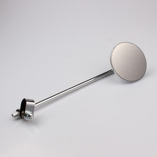 Miroir universel avec pince droite métal chromé extra long