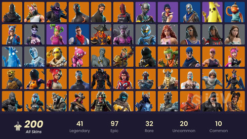 200 cskins black knight - |,