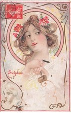FEMME style ART NOUVEAU  " Sculpture "