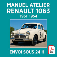 Manuel Atelier Renault 4cv et