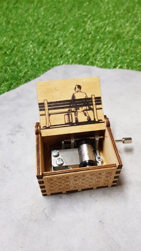 Boîte musique bois - boîte,