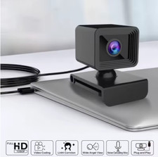 Webcam Full HD 1080 p avec capteur CMOS, USB 2.0, avec microphone