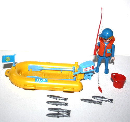 Playmobil vintage 3574 pecheur - vintage,