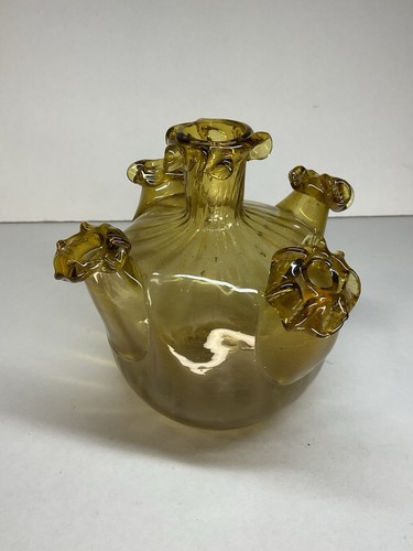 Bouquetière verre soufflé - verre,