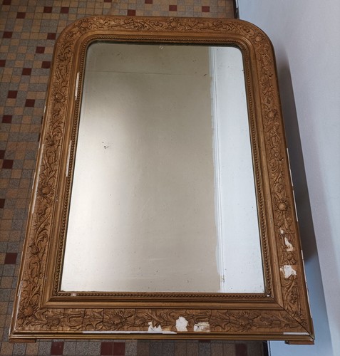 Ancien grand miroir louis - grand,