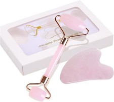 Rouleau Quartz Rose Gua Sha