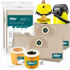 10x Sacs Aspirateur et Filtre Aspirateur pour KARCHER MV3 WD3 WD 3.200, WD 3.300