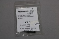 ZC3412 Renaissance 1/43 Miniature Car Accessory VR3 3 Spoke Rally Steering Wheel