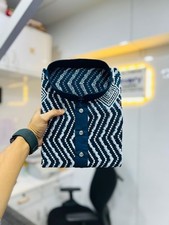 Homme Créateur Souple Soie Kurta Set Pyjama Ethnique Indien Festif Vêtements