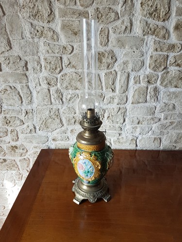 Lampe petrole barbotine - lampe, a