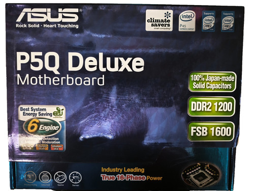 Asus p5q deluxe - green, lga775