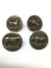 Suite de 4 Boutons Chasse