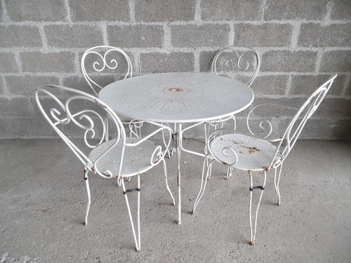 Ancien salon jardin fer - salon,