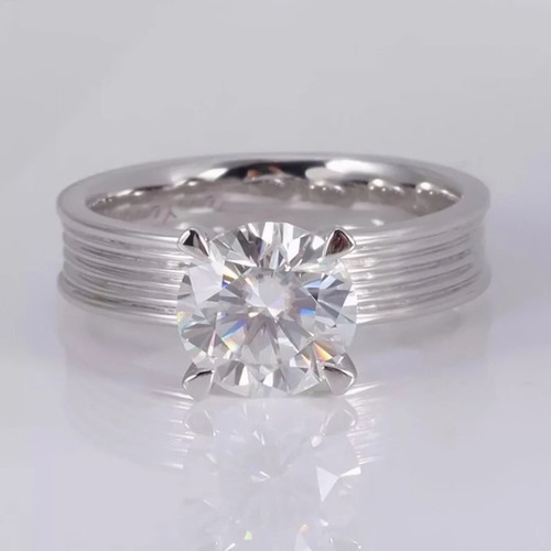 Bague diamant traité - , taille