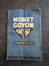 Manuel de Graissage - Monet