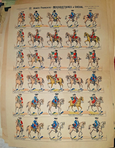 Uniforme planche image épinal - uniforme,