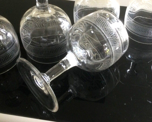 Anciens grands verres à - 6,