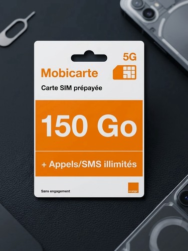 Carte sim prépayée - sim, orange