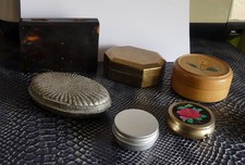 Lot de 6 boites diverses anciennes