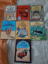 7 Albums TINTIN collection complète le Soir et le Figaro