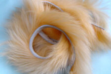 3x BANDE de LAPIN PECHE montage mouche peach peau conejo piel pelz kaninchen