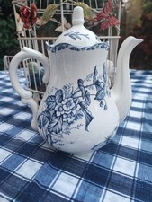 Ancienne Cafetière/ Théière Sarreguemines Carmen Terre De Fer 