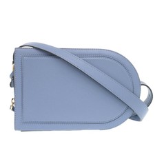 AUTHENTIC DELVAUX AA0575BJD010QDG Pancity Shoulder Bag blue Leather