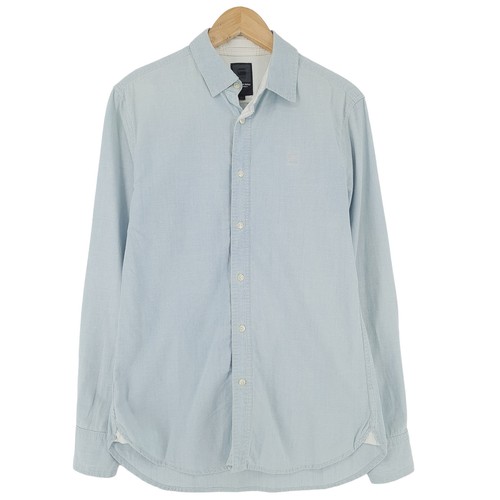 Star raw chemise homme bleue - raw,