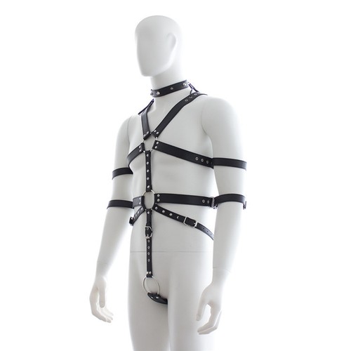 Homme cuir combinaison - homme, harnais