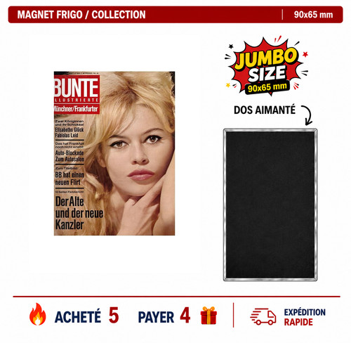 Magnet frigo brigitte bardot - brigitte,