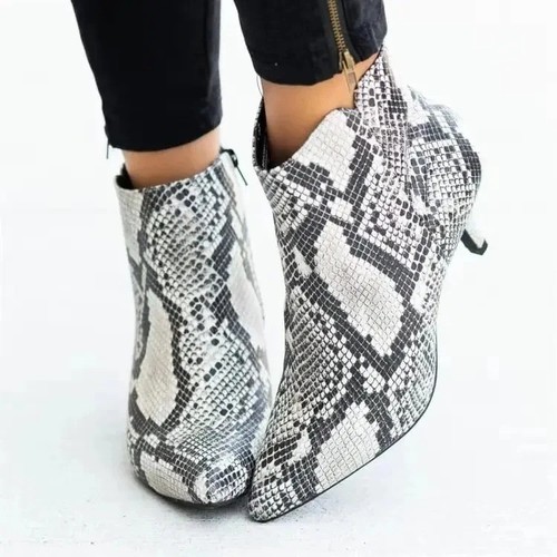 Bottines femme sexy imprimé - |,