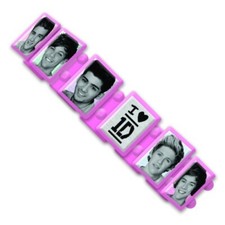ONE DIRECTION pink stretchy wristband