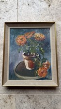Tableau ancien nature morte au