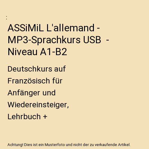 Assimil allemand - assimil,