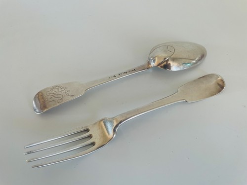 Couvert argent massif - argent,