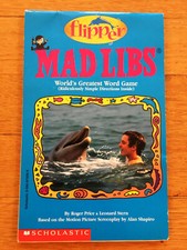 FLIPPER MAD LIBS Scholastic edition Rare 059097209X 1996 Roger Price Stern