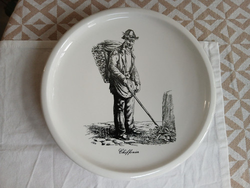 Plat faïence blanche non - plat, blanche,