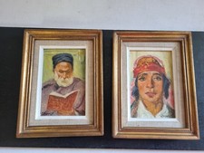 Paire de Portrait Orientaliste