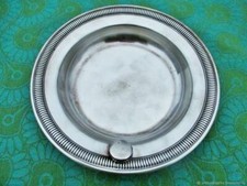 Assiette chauffante ancienne pour bébé plaqué argent France Antique dish warming
