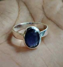 Bague saphir bleu bracelet en
