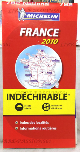 Carte routière michelin - routiÈre,