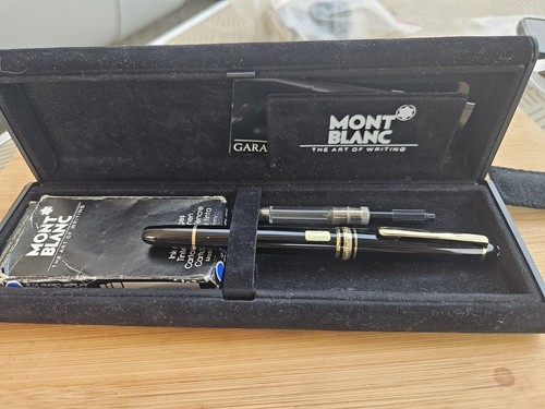 Montblanc stylo plume 18k - stylo, or