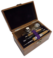 19th Century Doctor Medicine Nurse Exceptional Wooden Box Suitcase 